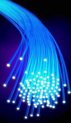 Hilos de fibra óptica ampliados Hilos de fibra óptica ampliados